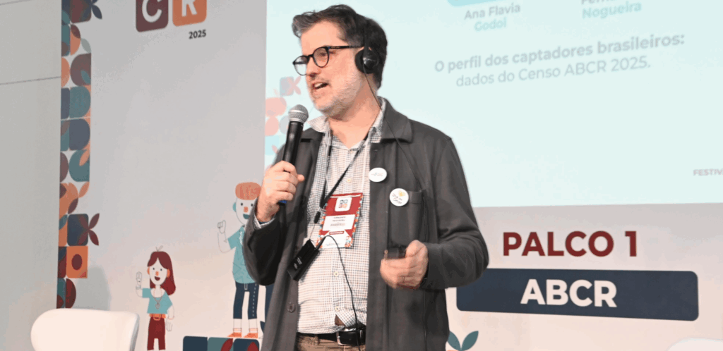 Foto do diretor executivo da ABCR, Fernando Nogueira, no Festival ABCR 2025 em junho.
